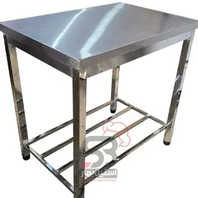 میزکار استیل درحد نو خیلی تمیز کم استفاده شده|کافی‌شاپ و رستوران|زنجان, |دیوار