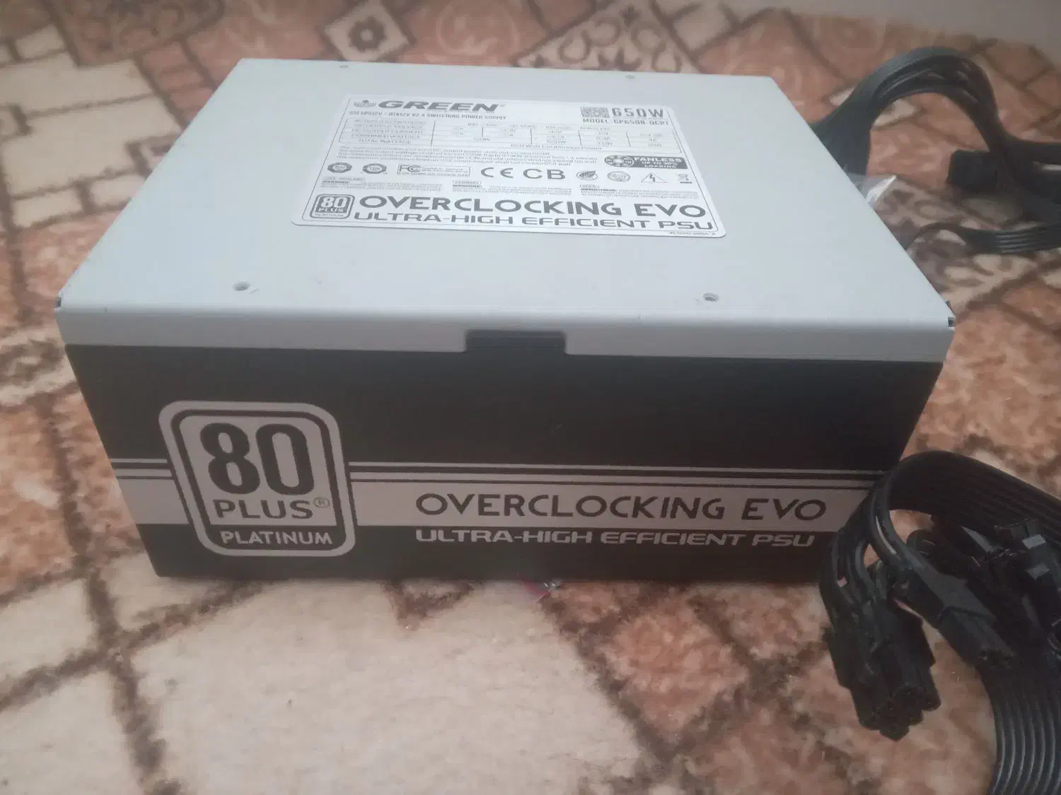 پاور فول ماژولار گرین 650w پلاتنیوم|قطعات و لوازم جانبی رایانه|تبریز, |دیوار