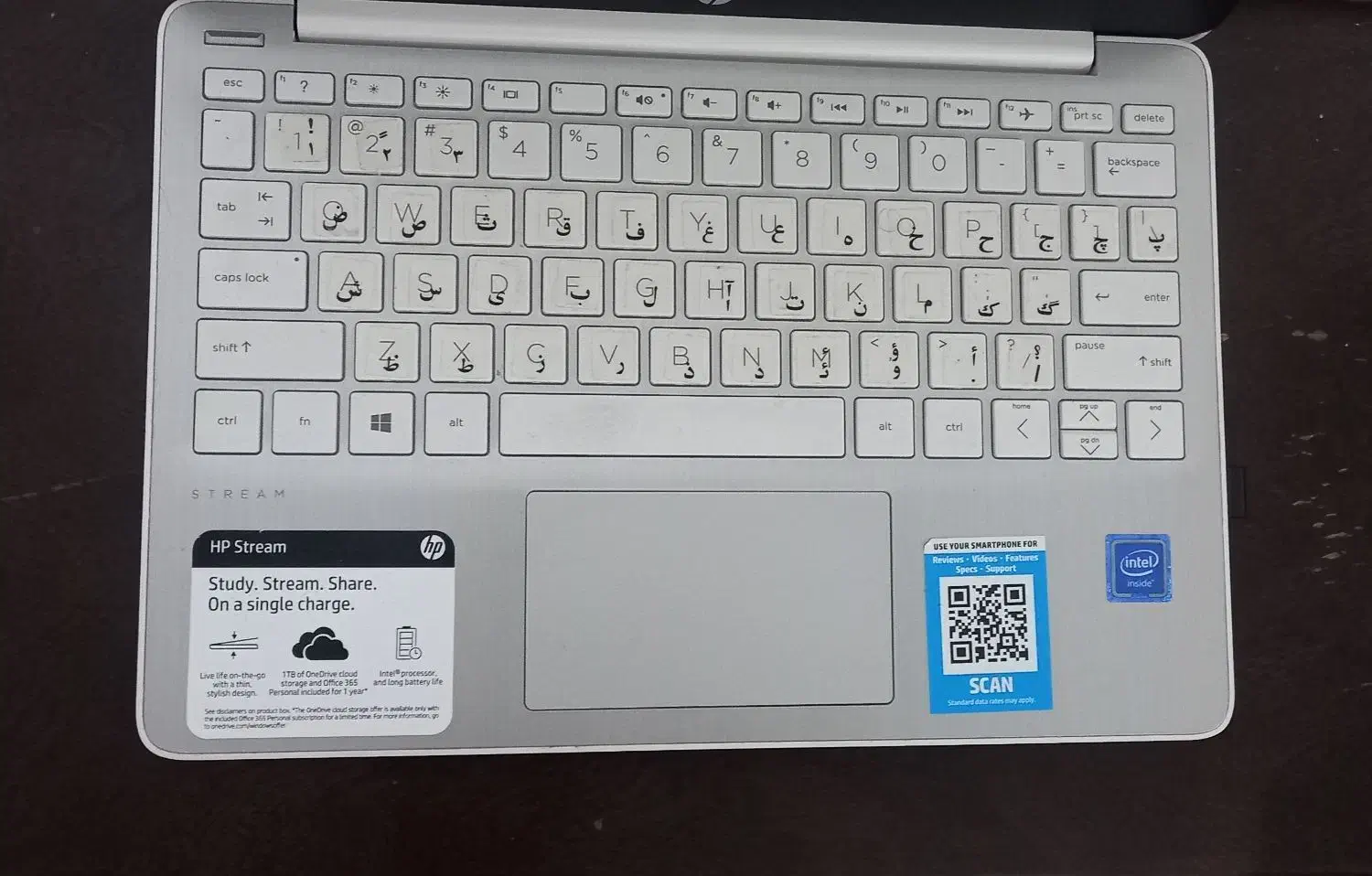 مینی لپ تاپ ۱۱.۲ اینچ مدل HP Stream 11 ak-1012dx|رایانه همراه|رشت, کوی حسینی|دیوار