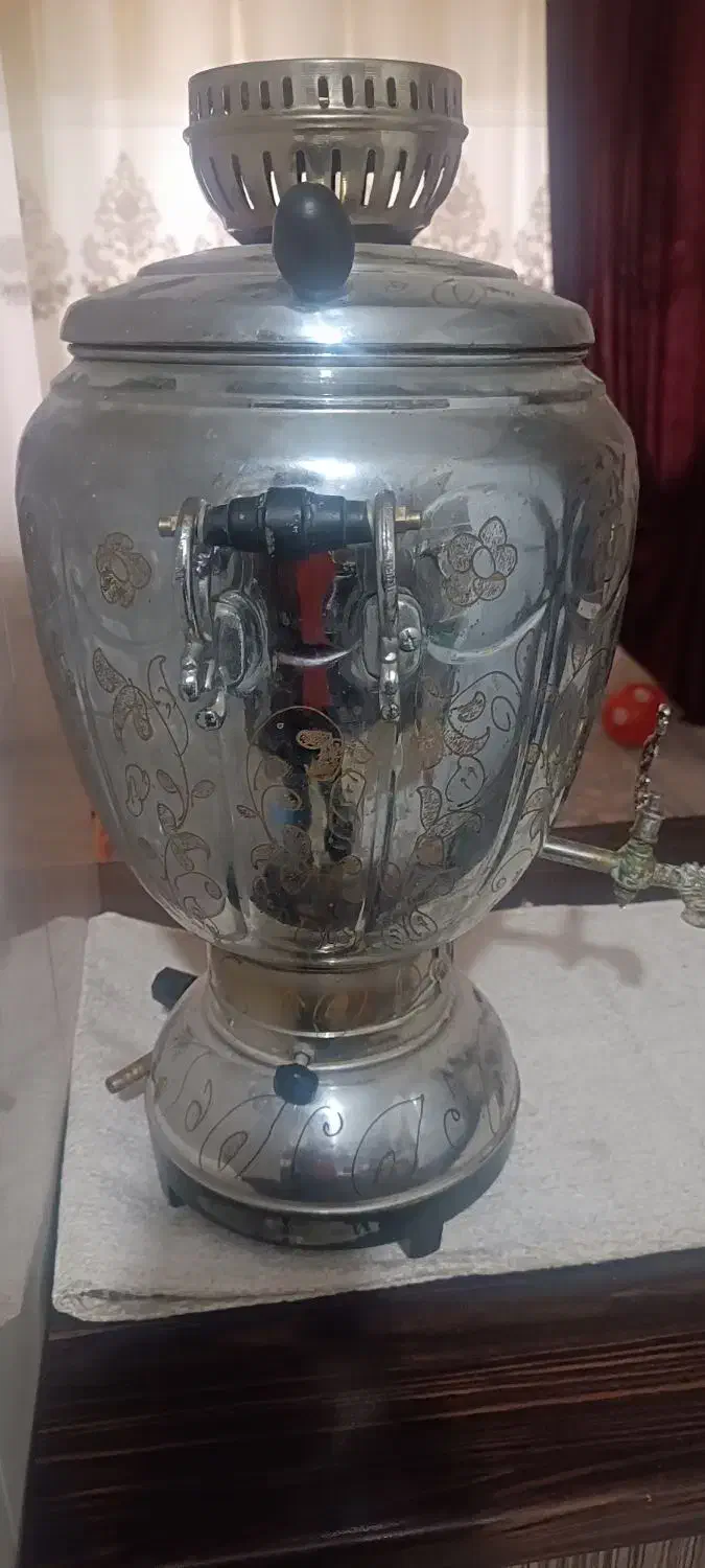 سماور برنزی 10لیتری|سماور، چایساز، قهوهساز|سهند, |دیوار