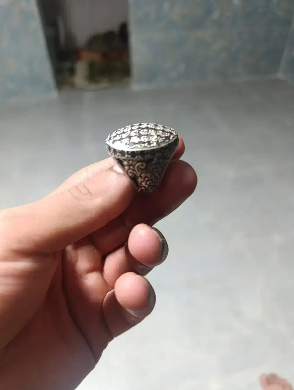 انگشتر سنگ کبود|جواهرات|بندرعباس, |دیوار