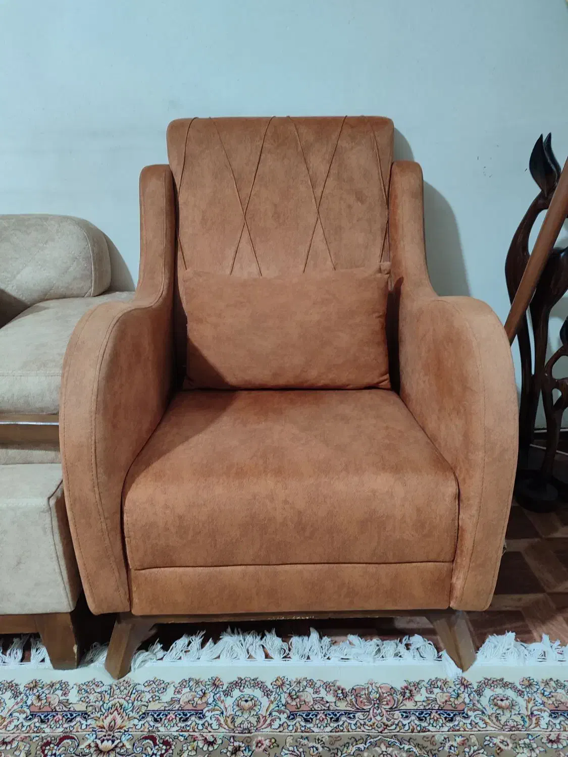 مبل راحتی ۷ نفره با میز|مبلمان خانگی و میز عسلی|دلیجان, |دیوار