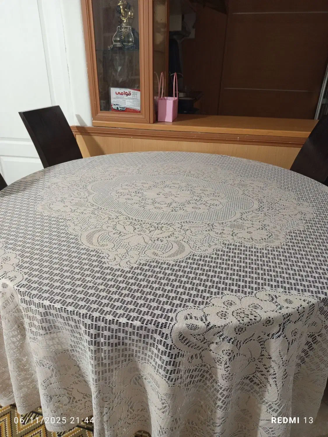 میز ناهار خوری گرد|میز و صندلی غذاخوری|بومهن, |دیوار