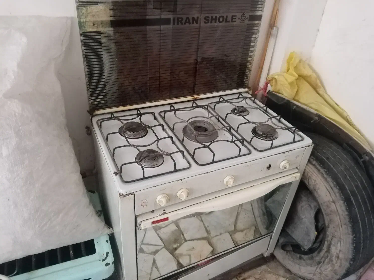 گاز 5شعله تمیز سالم|اجاق گاز و لوازم برقی پخت‌وپز|کاشمر, |دیوار