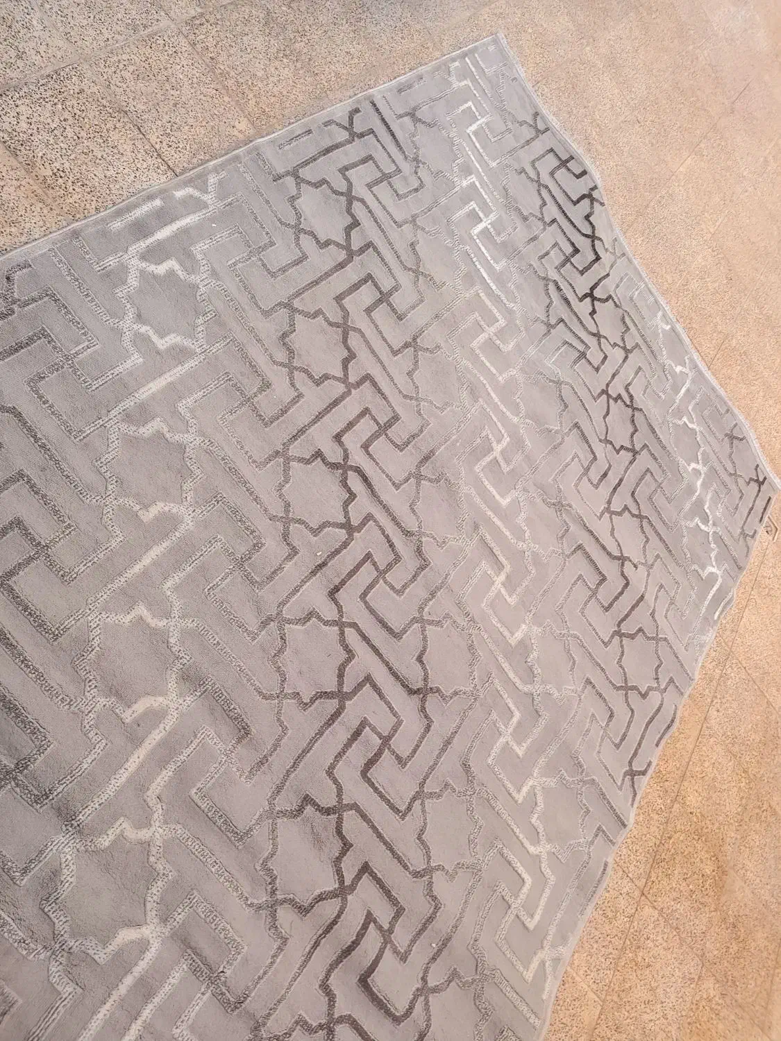 گلیم فرش کارکرده تمیز|گلیم، جاجیم، گبه|برخوار, |دیوار