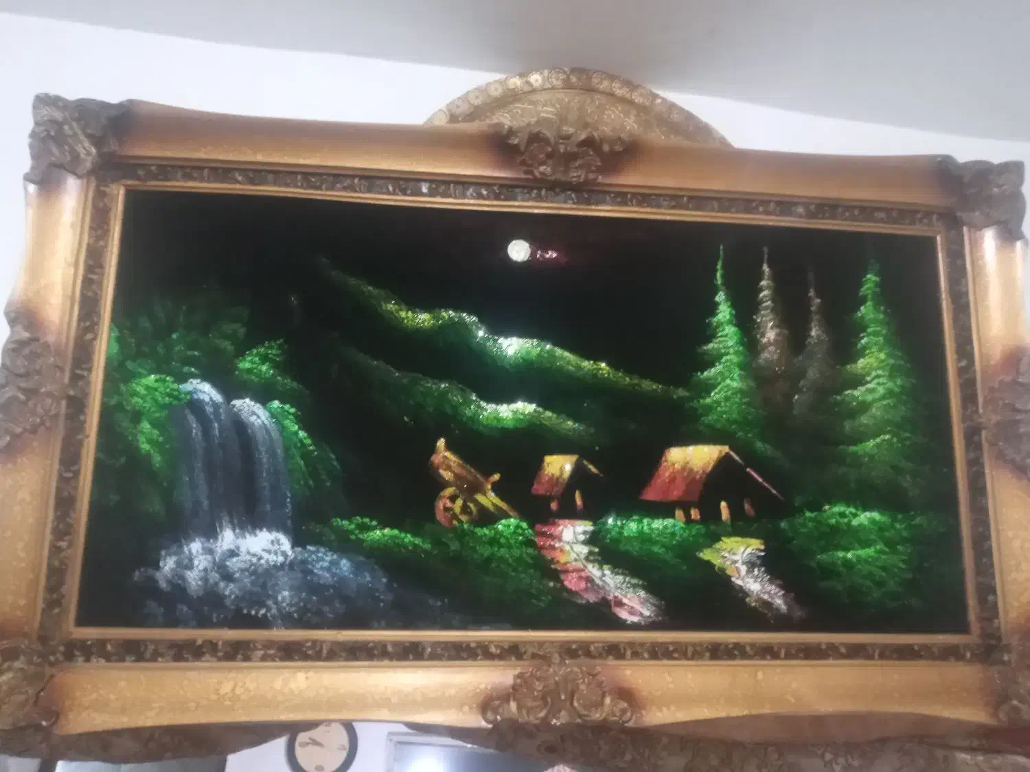 تابلو بسیارزیبا وشب نما|تابلو، نقاشی، عکس|رشت, شهرک الغدیر|دیوار