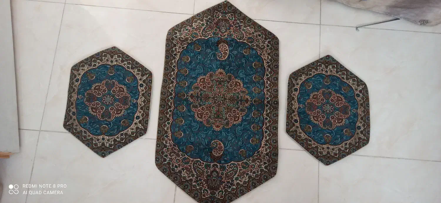 ترمه سه تیکه|پرده، رانر، رومیزی|قزوین, |دیوار