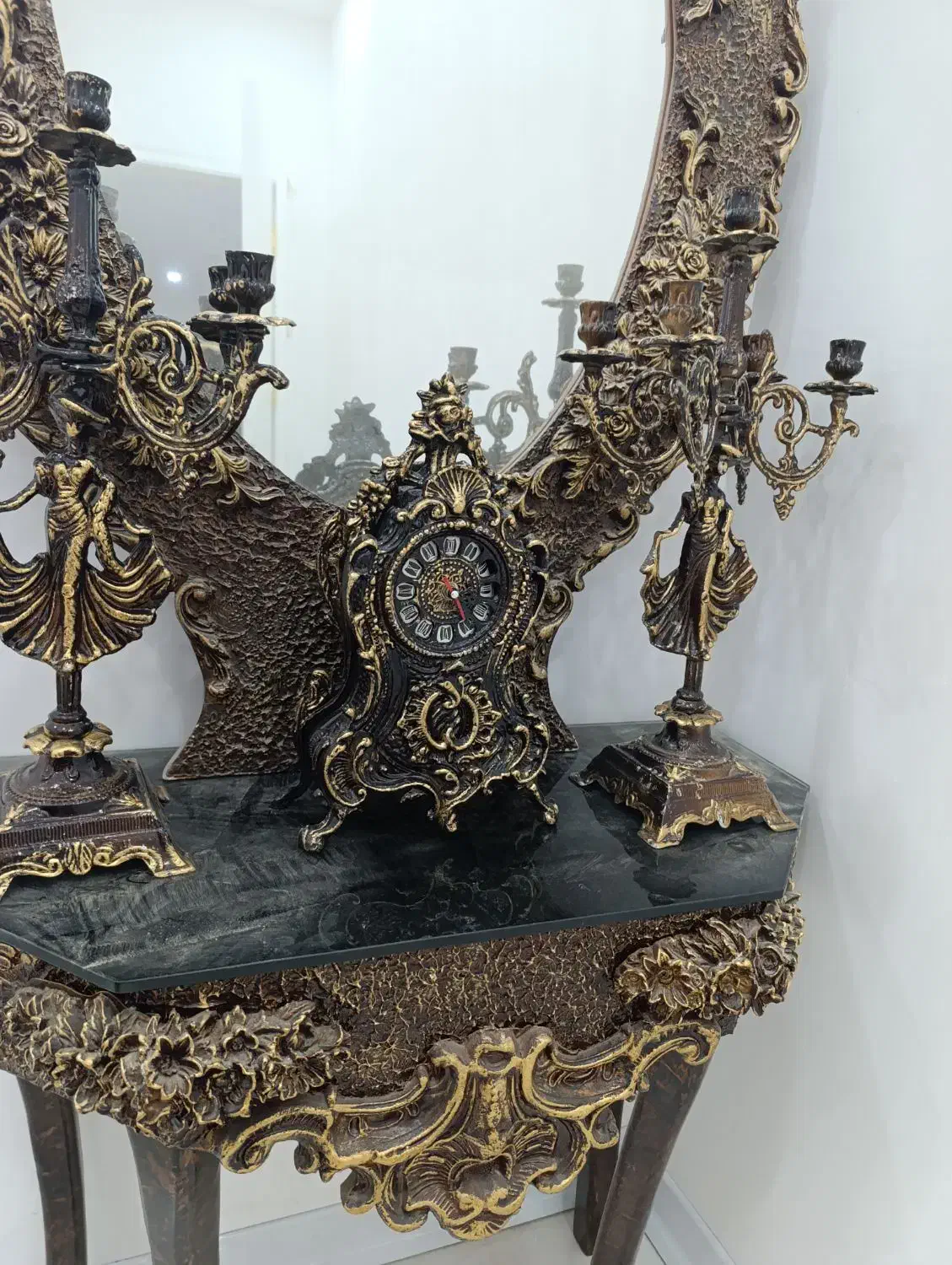 کنسول و آینه|بوفه، ویترین، کنسول|هشتگرد, شهرک دانش|دیوار