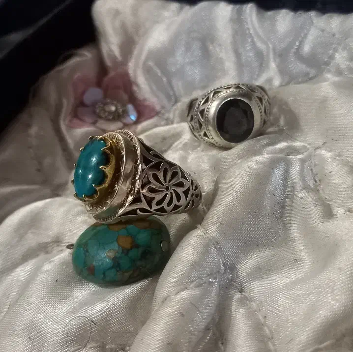 انگشتر نقره 925 دست ساز خوش رکاب فیروزه نیشابور|جواهرات|تهران, افسریه شمالی|دیوار