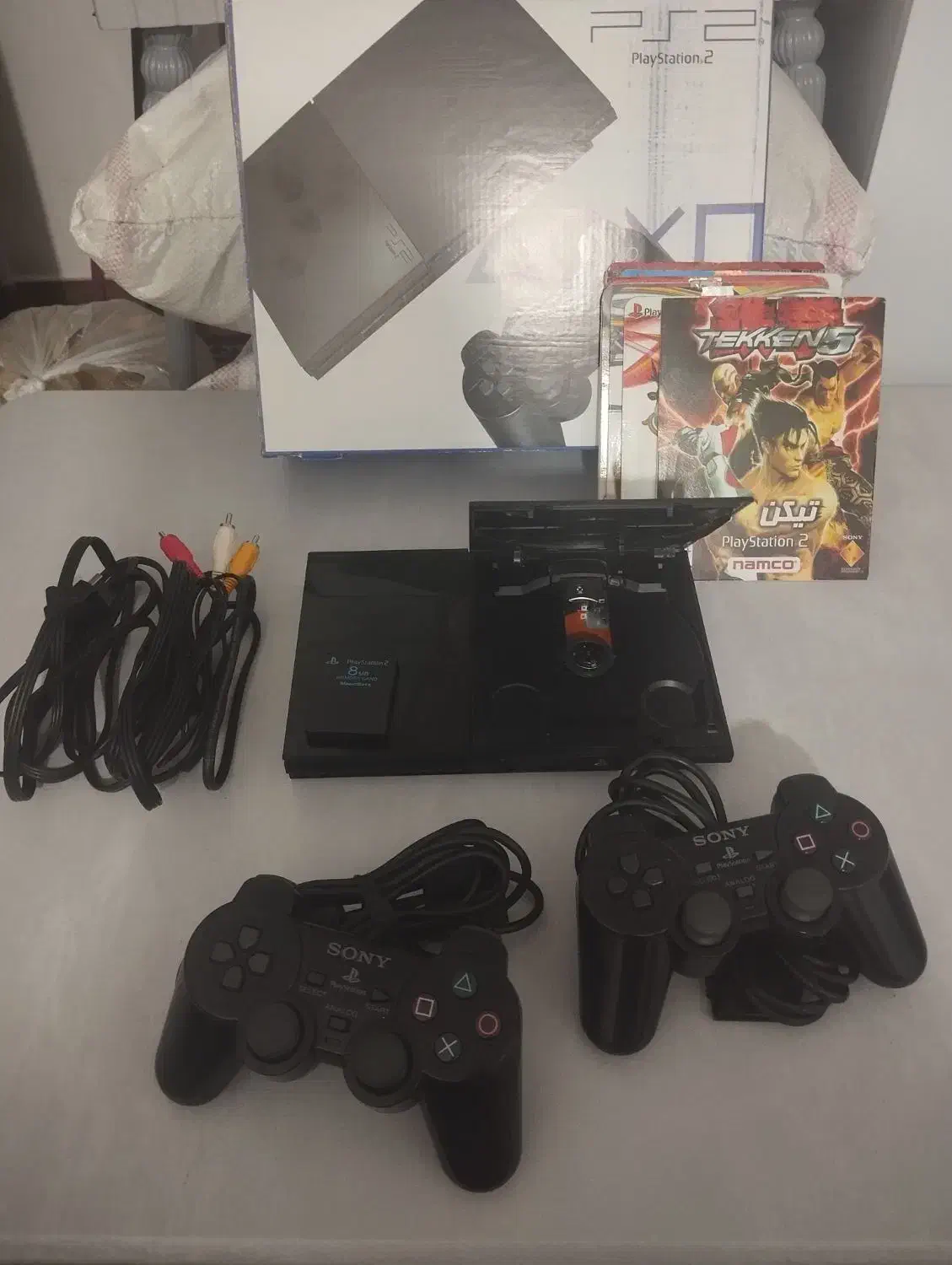 پلی استیشن 2 سونی 2 با لوازم کامل|کنسول، بازی ویدئویی و آنلاین|رشت, یخسازی|دیوار