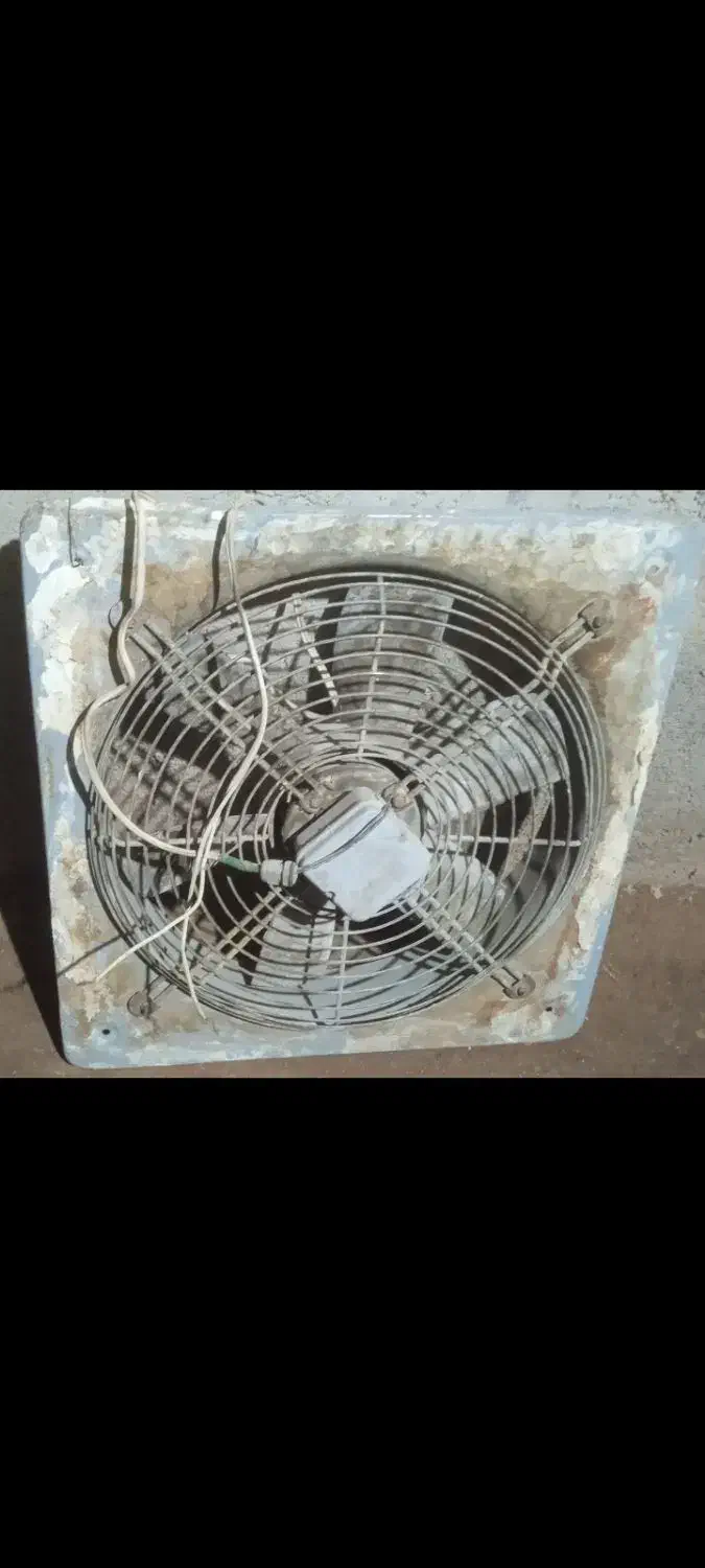 هواکش صنعتی|پنکه و تصفیه‌کنندهٔ هوا|زاویه, |دیوار