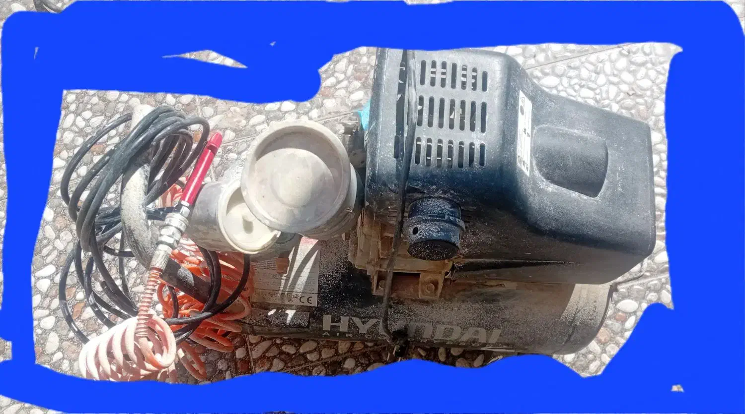 پمپ باد 50لیتری هیوندا سنگ فرز آ اگ|ابزارآلات|سیرجان, |دیوار