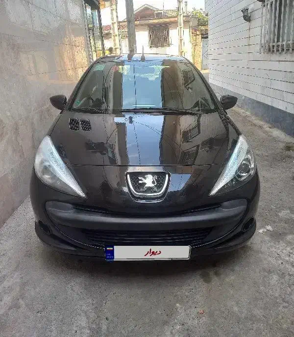 پژو ۲۰۷ مشکی TU5 مدل ۹۶|خودرو سواری و وانت|رشت, دیانتی|دیوار