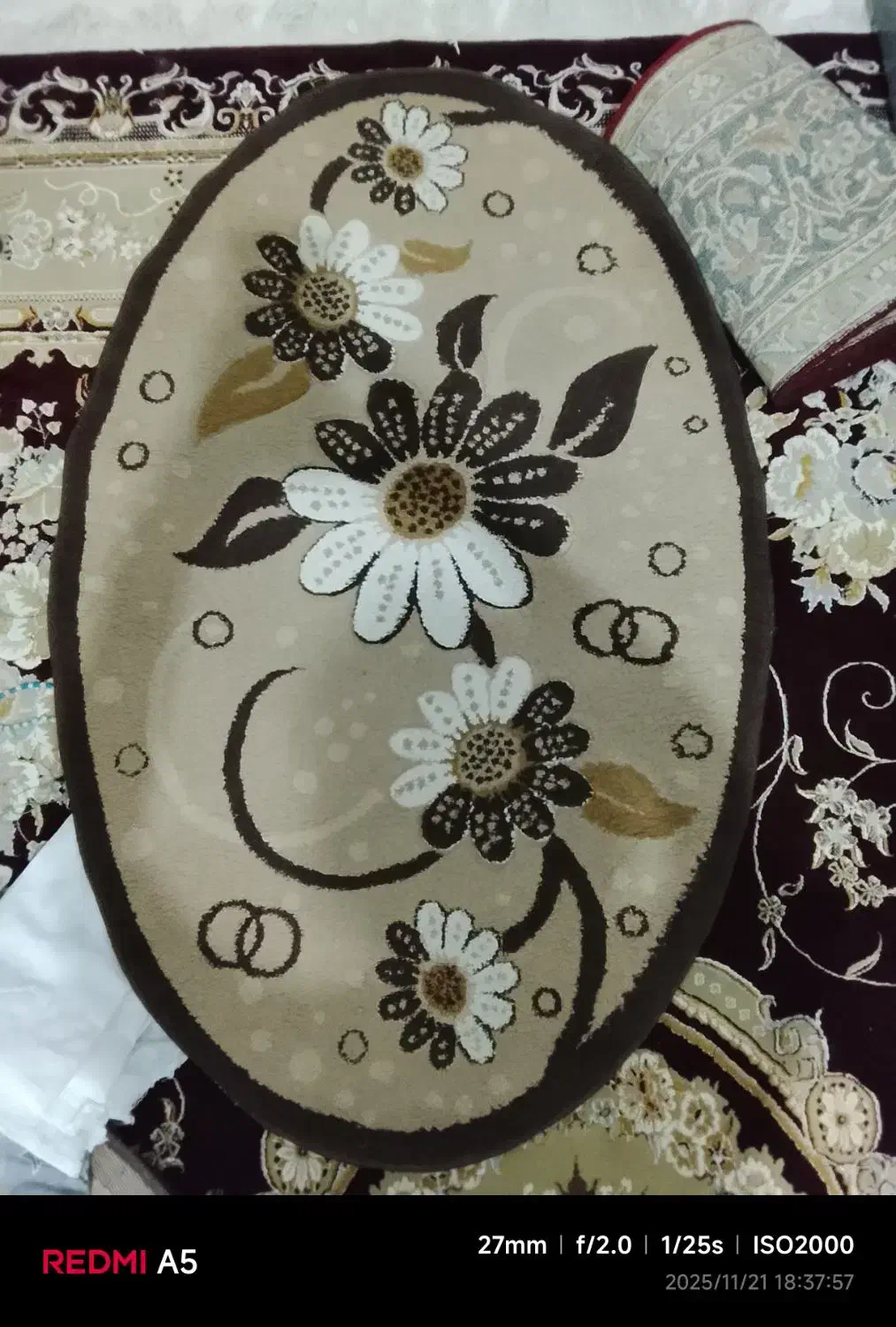 گلیم فرش تابلو آینه|گلیم، جاجیم، گبه|کرمانشاه, |دیوار