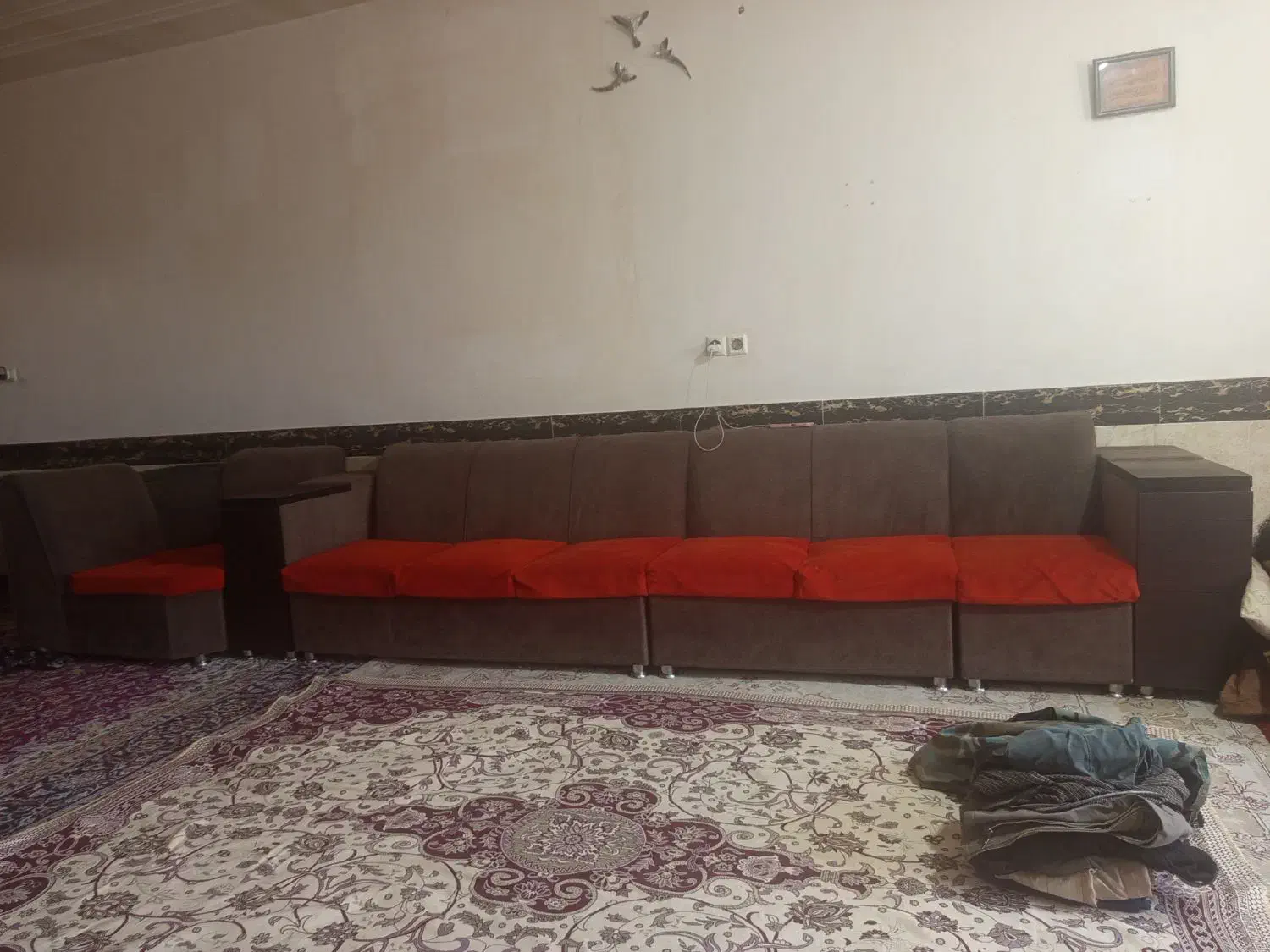 مبل ۷نفره|مبلمان خانگی و میز عسلی|تربت جام, معدآباد|دیوار