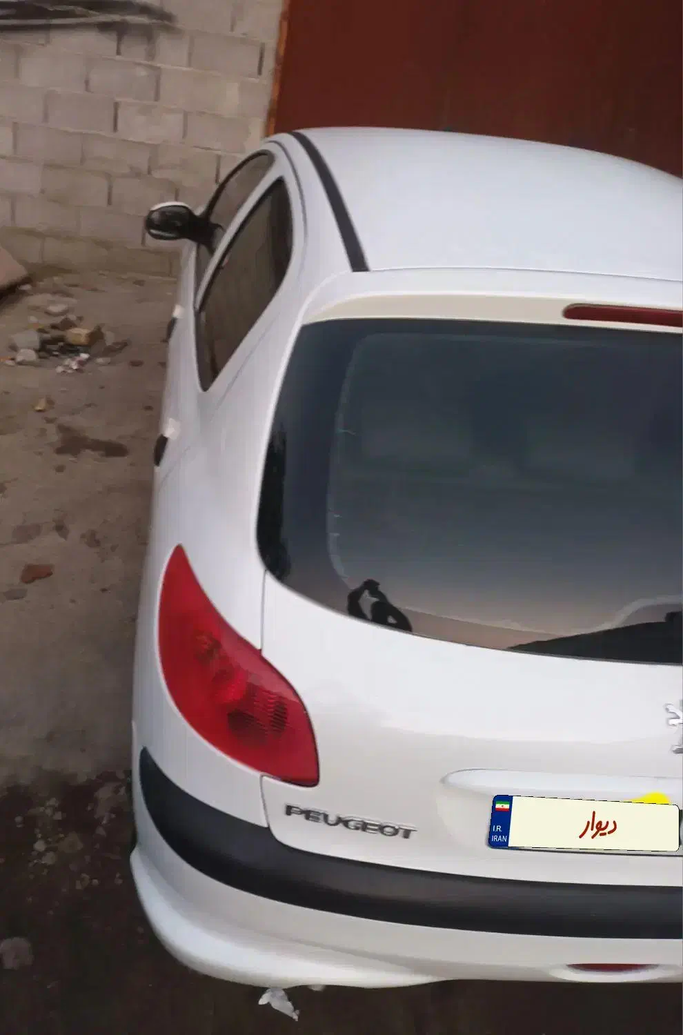 ۲۰۶ سفیدمدل ۹۵ تیپ۲|خودرو سواری و وانت|رشت, بالاکویه|دیوار