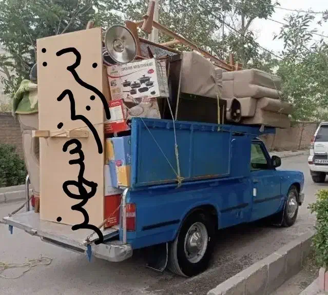 باربری اسباب کشی سهندبار با نیسان حمل اثاثیه منزل|خدمات حمل و نقل|سهند, |دیوار