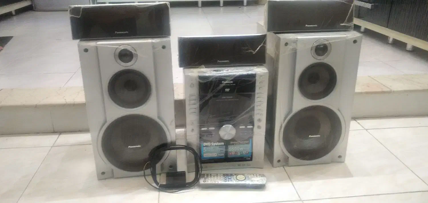 ضبط پاناسونیک 5دیسک 5500w|سیستم صوتی خانگی|ری, دیلمان|دیوار