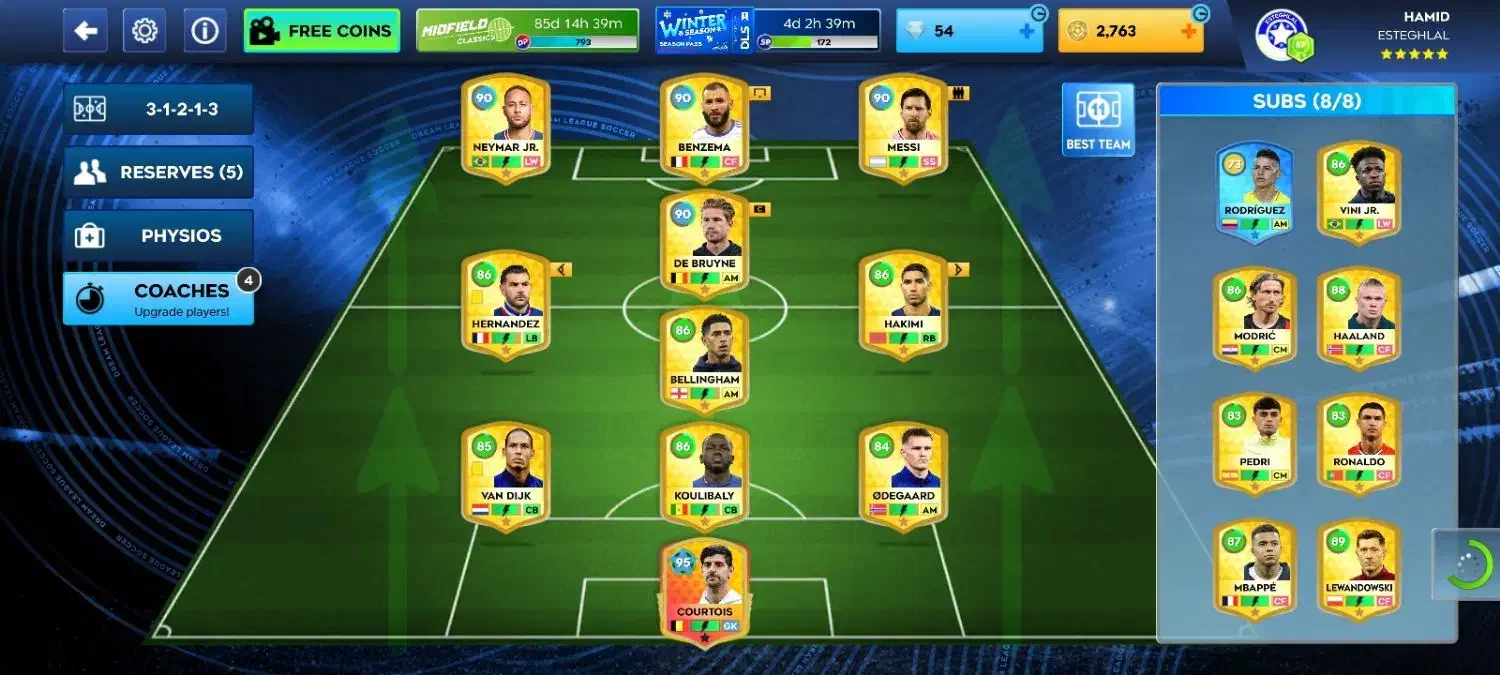 اکانت دریم لیگ قدیمی|کنسول، بازی ویدئویی و آنلاین|زنجان, |دیوار