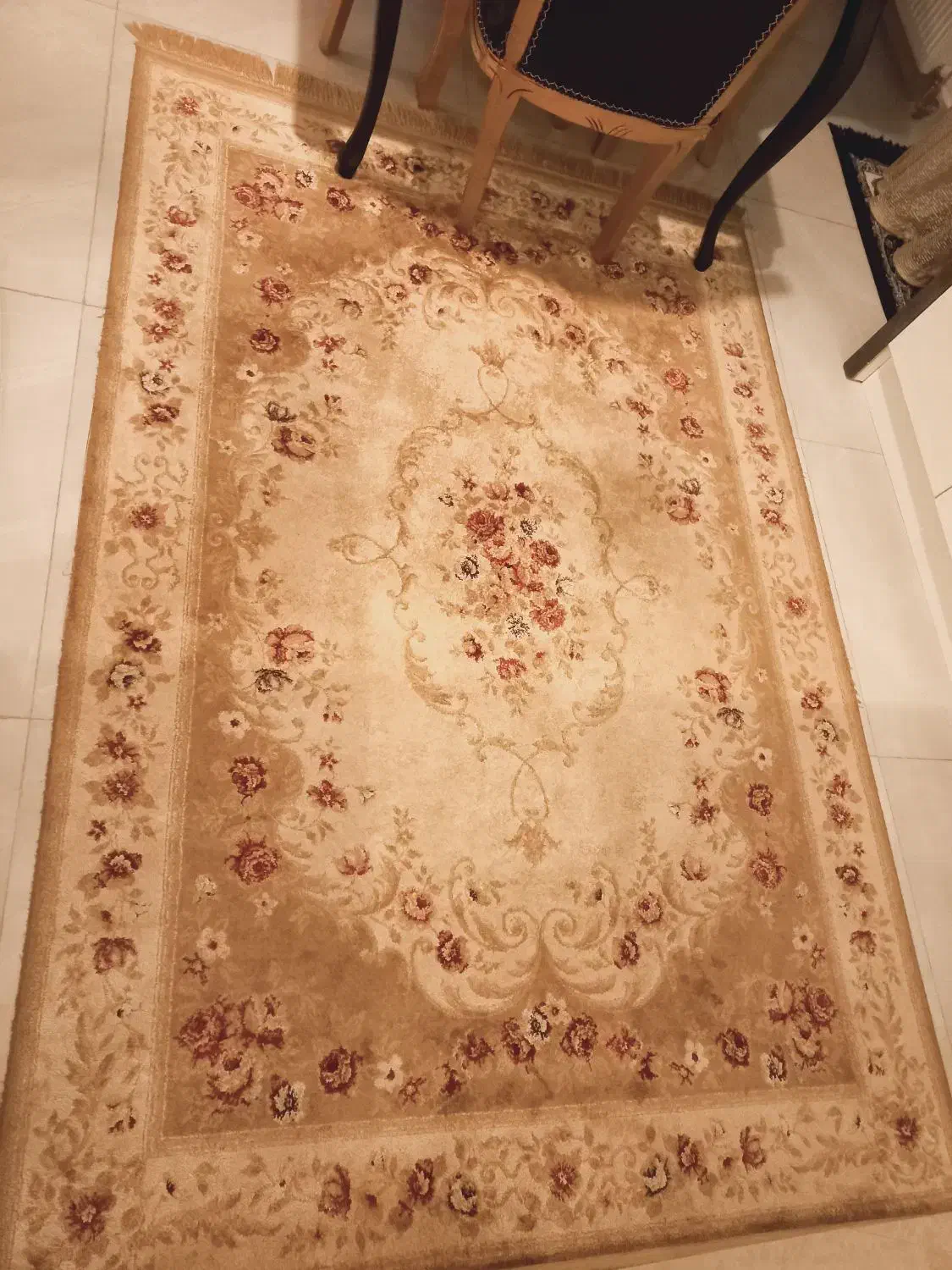 فرش بلژیکی طرح ابریشم بسیار لطیف|فرش|ماهدشت, |دیوار