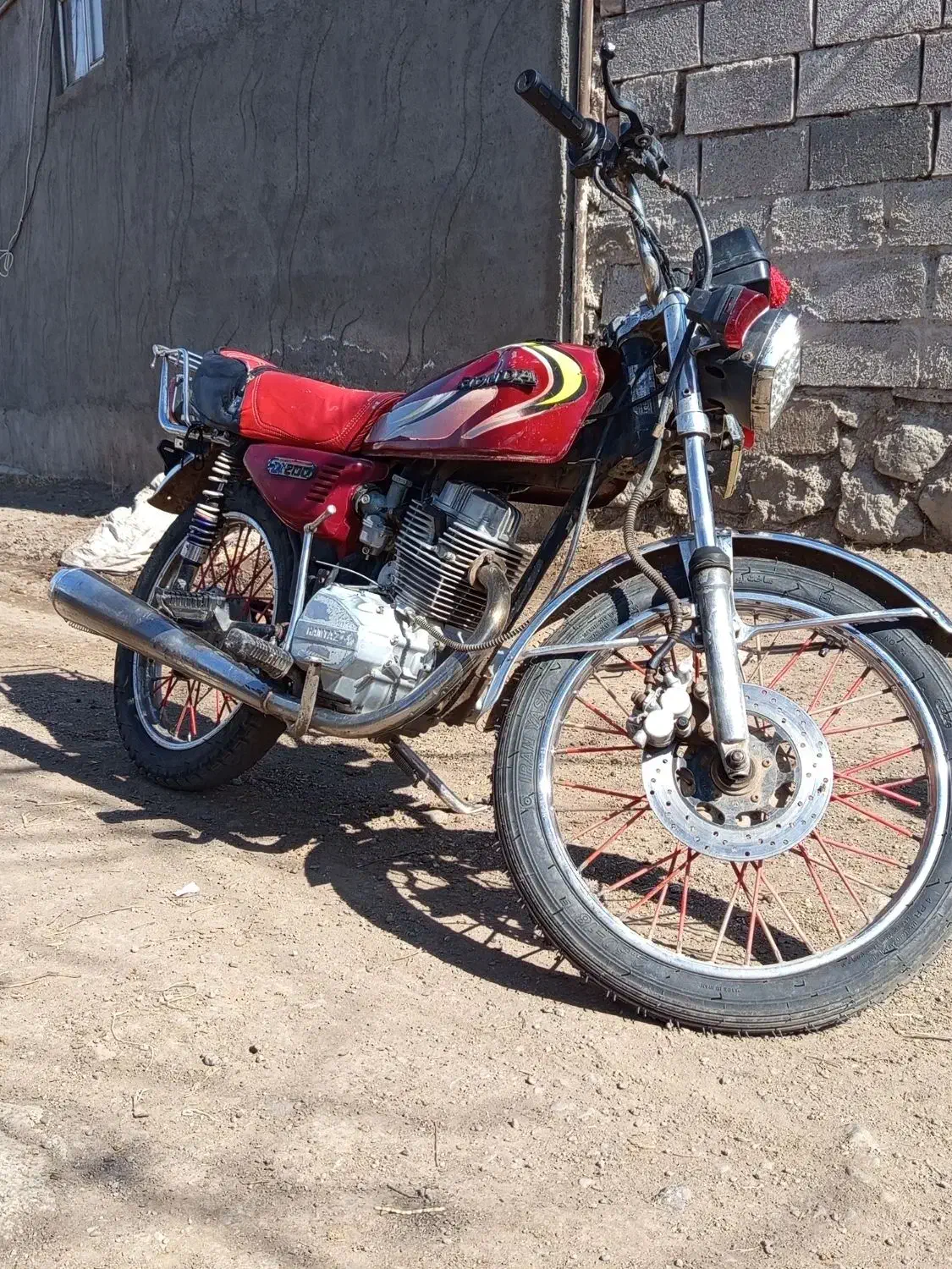 موتور ۲۰۰سی سی مزایده|موتورسیکلت|سراب, |دیوار