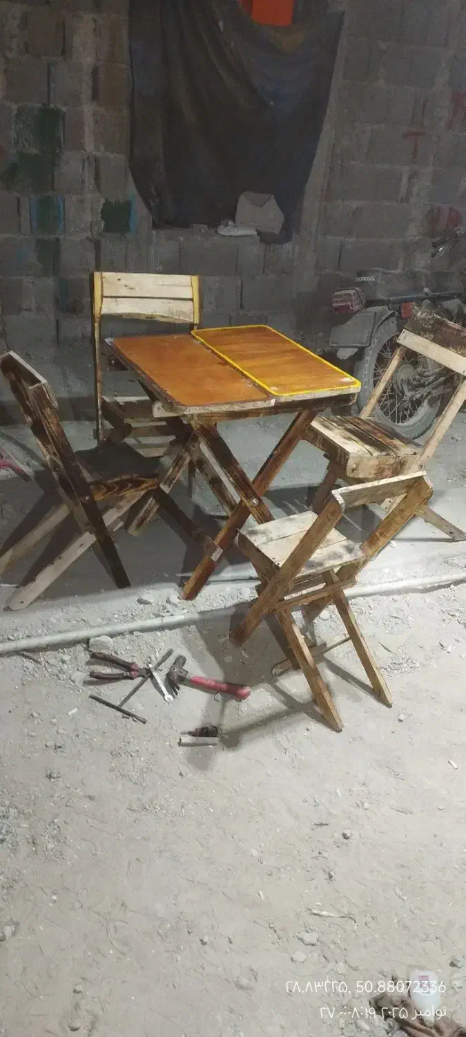 صندلی تاشو|میز و صندلی غذاخوری|بوشهر, |دیوار