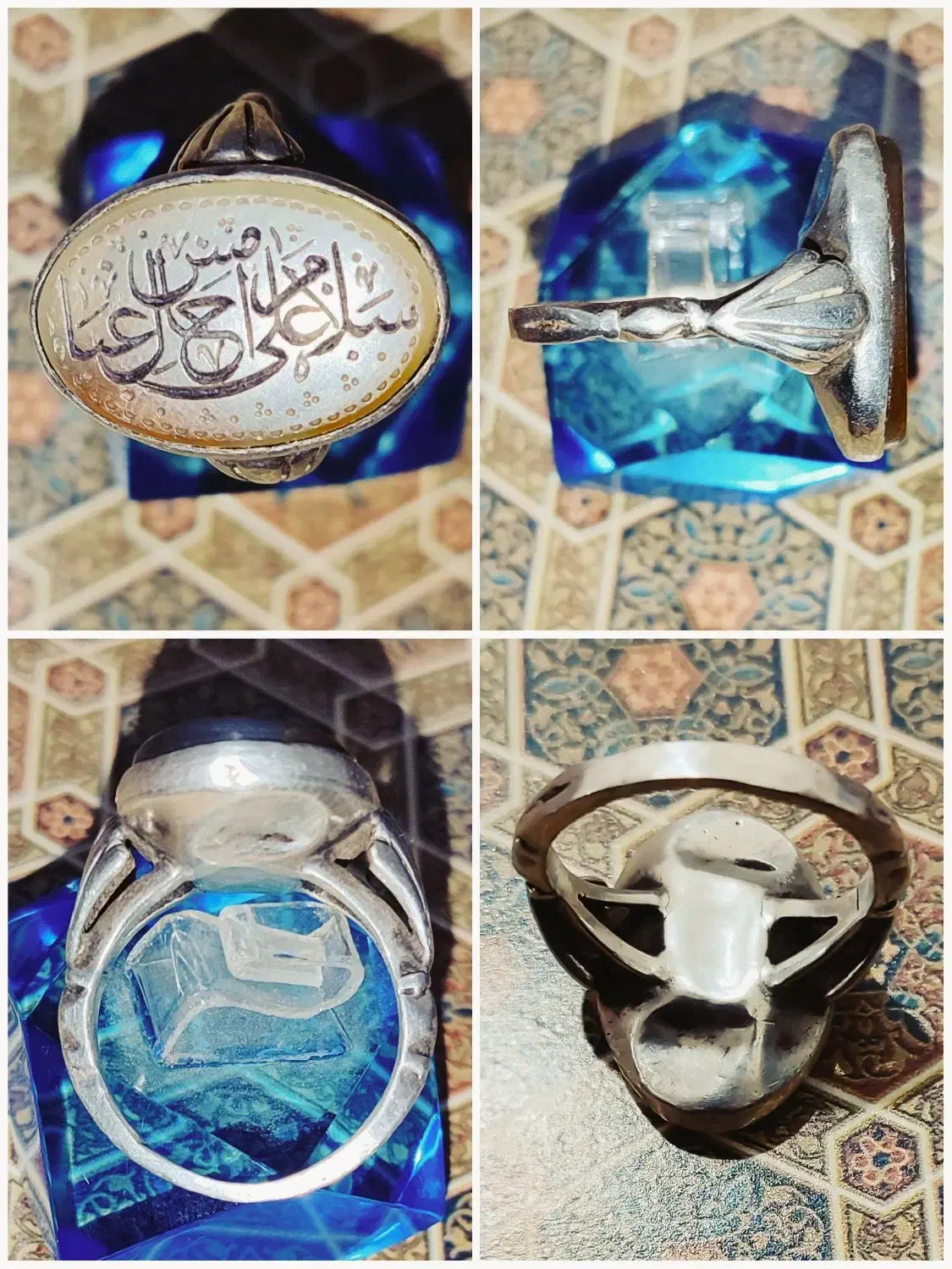 انگشتر نقره دست ساز|کلکسیون اشیاء عتیقه|رامهرمز, |دیوار