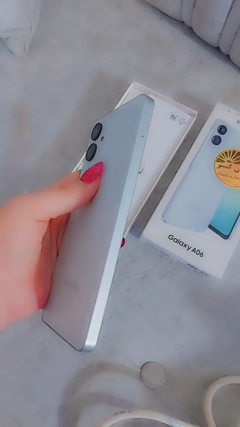 گوشی a06 حافظه ی 128درحدپلم ویتنام|موبایل|امیدیه, |دیوار