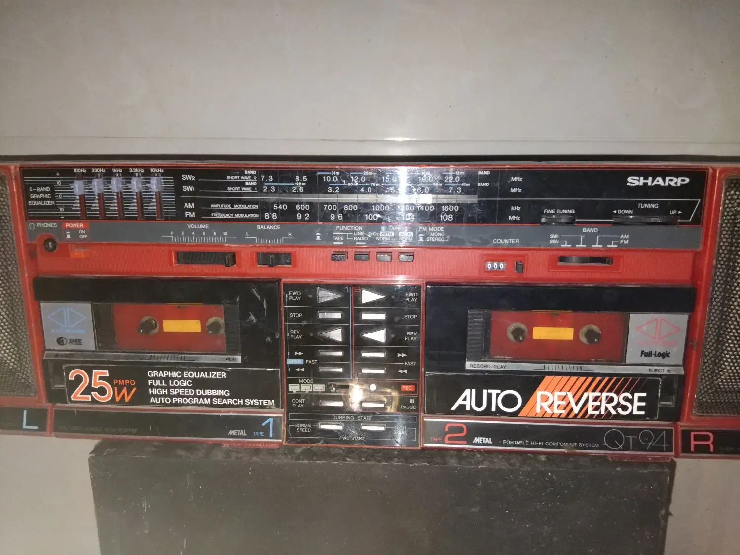 رادیو ضبط قدیمی|سیستم صوتی خانگی|رباط‌کریم, رباط‌کریم|دیوار