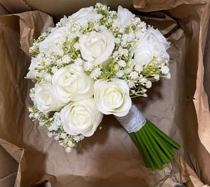 دسته گل عروس ماهرخ|گل مصنوعی|میناب, |دیوار