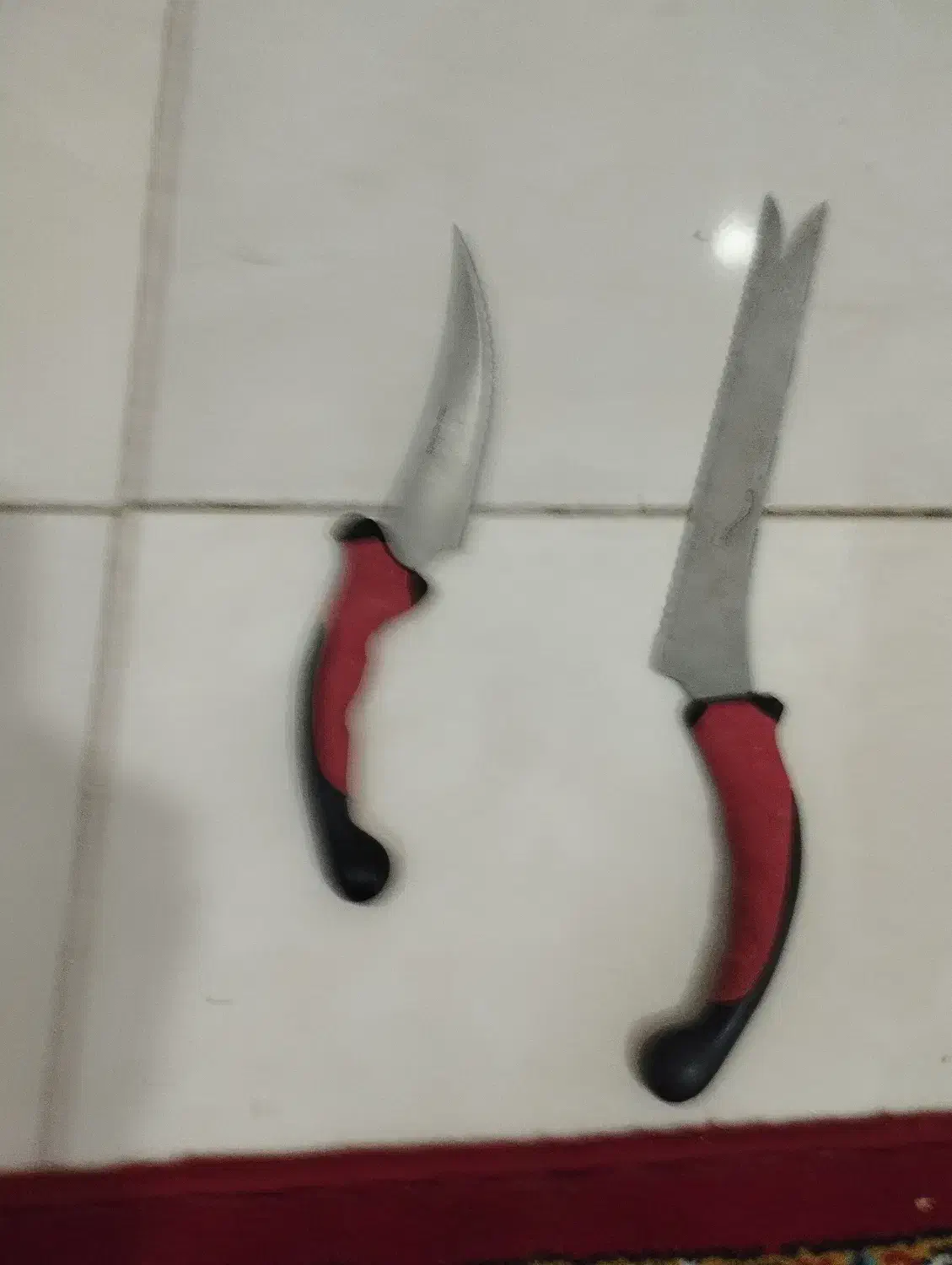 دو عدد چاقوی اشپزخونه|ظروف پختوپز|مشهد, خواجه ربیع|دیوار