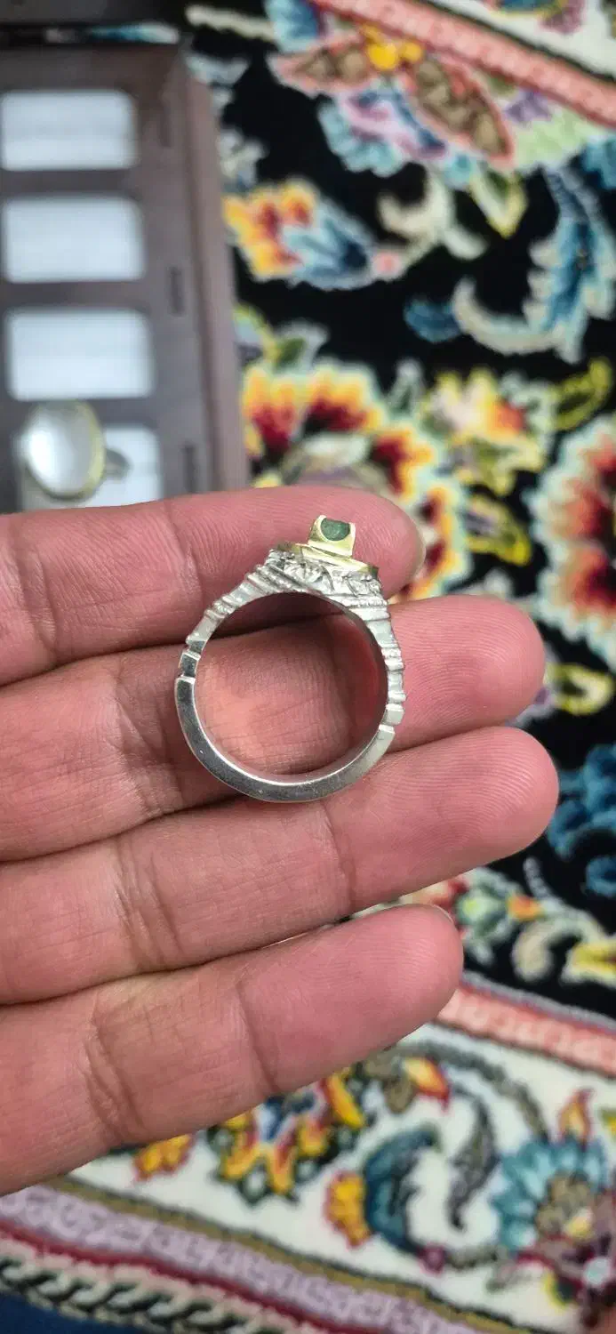 انگشتر زمرد.یاقوت.عقیق یمن نباتی خطی و.|جواهرات|تهران, دروس|دیوار