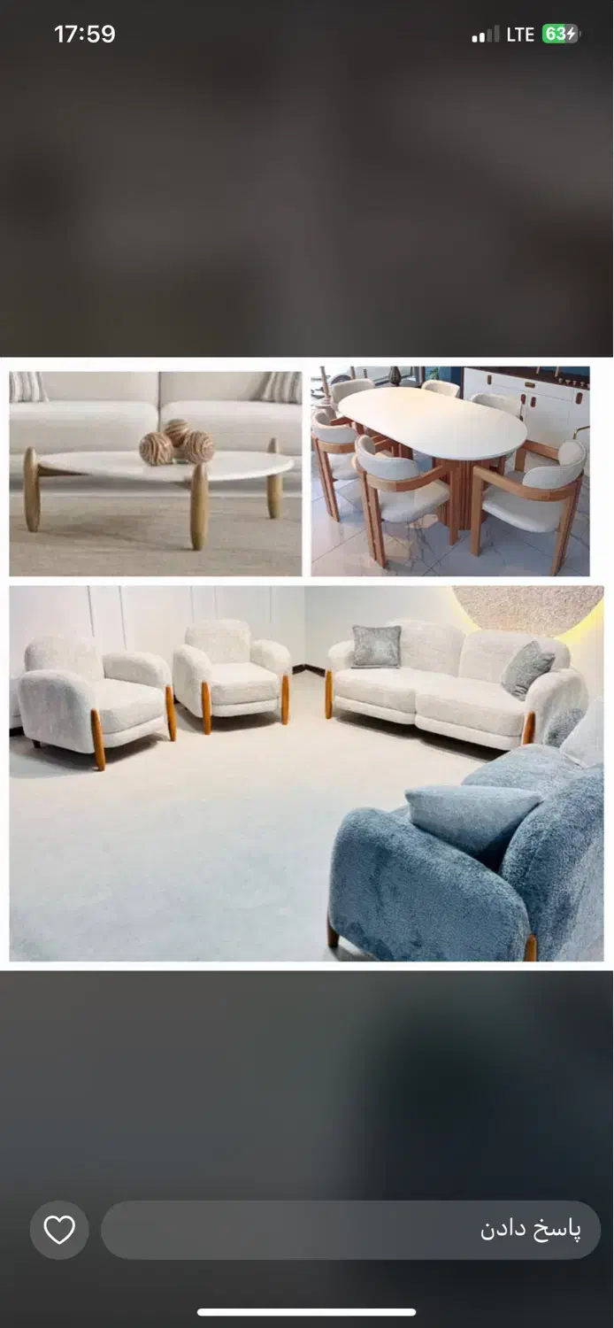 مبل  تدی عزیزی|مبلمان خانگی و میز عسلی|مشکین‌دشت, |دیوار