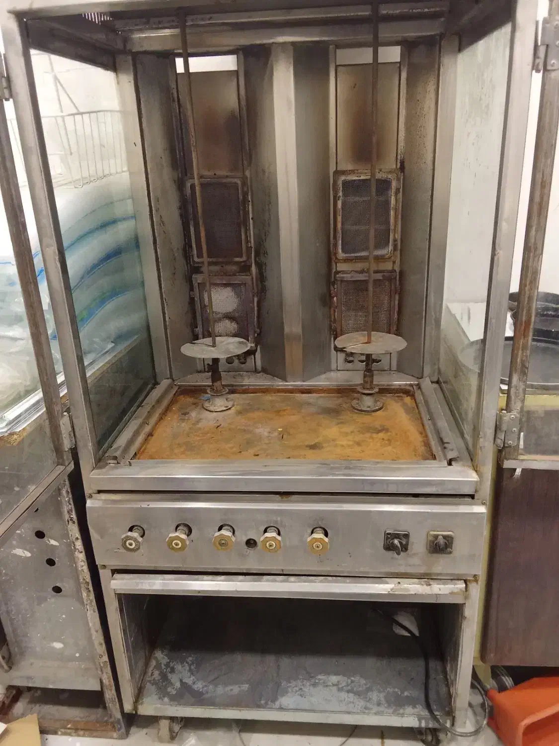 دستگاه کباب ترکی و شاورما تمام استیل|فروشگاه و مغازه|بندر گناوه, |دیوار