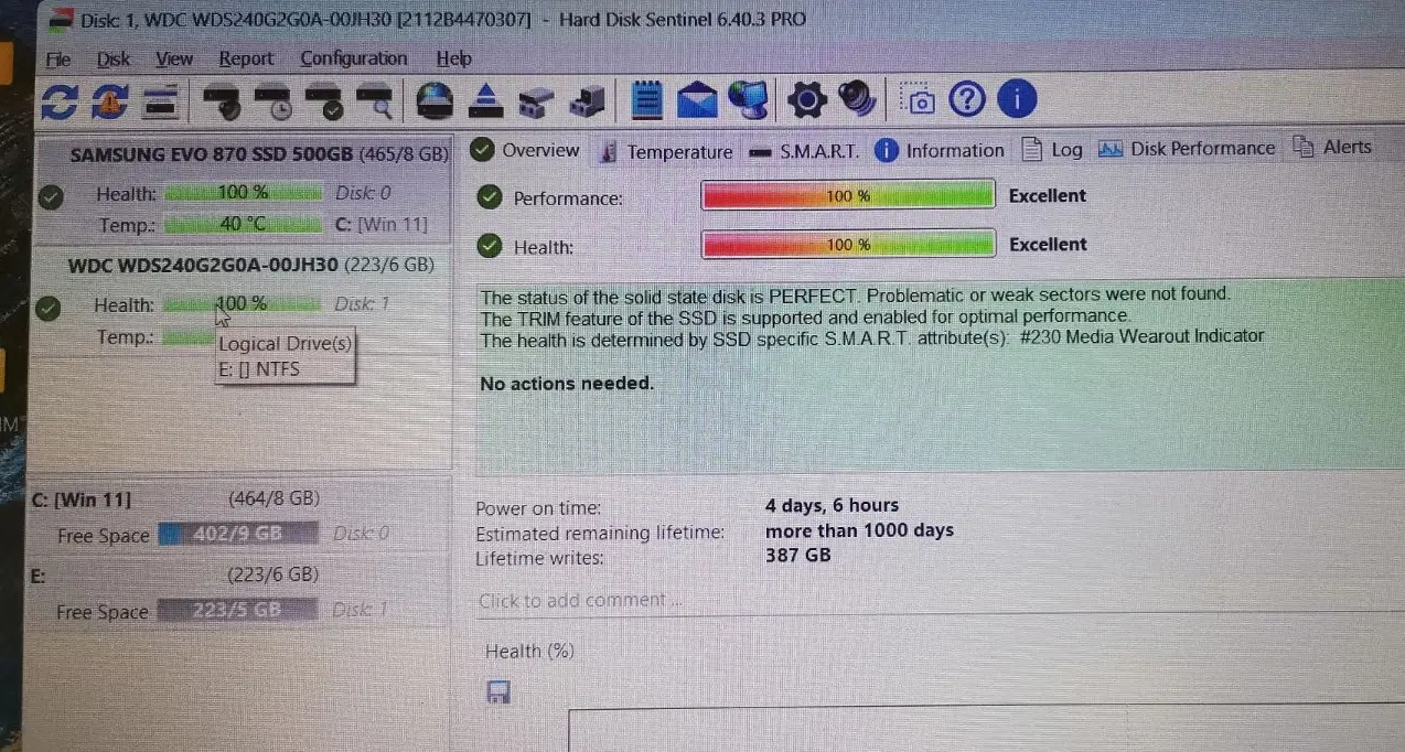 هارد ۵۰۰ گیگ SSD لپ تاپ سامسونگ 870 EVO|قطعات و لوازم جانبی رایانه|تهران, حافظیه|دیوار