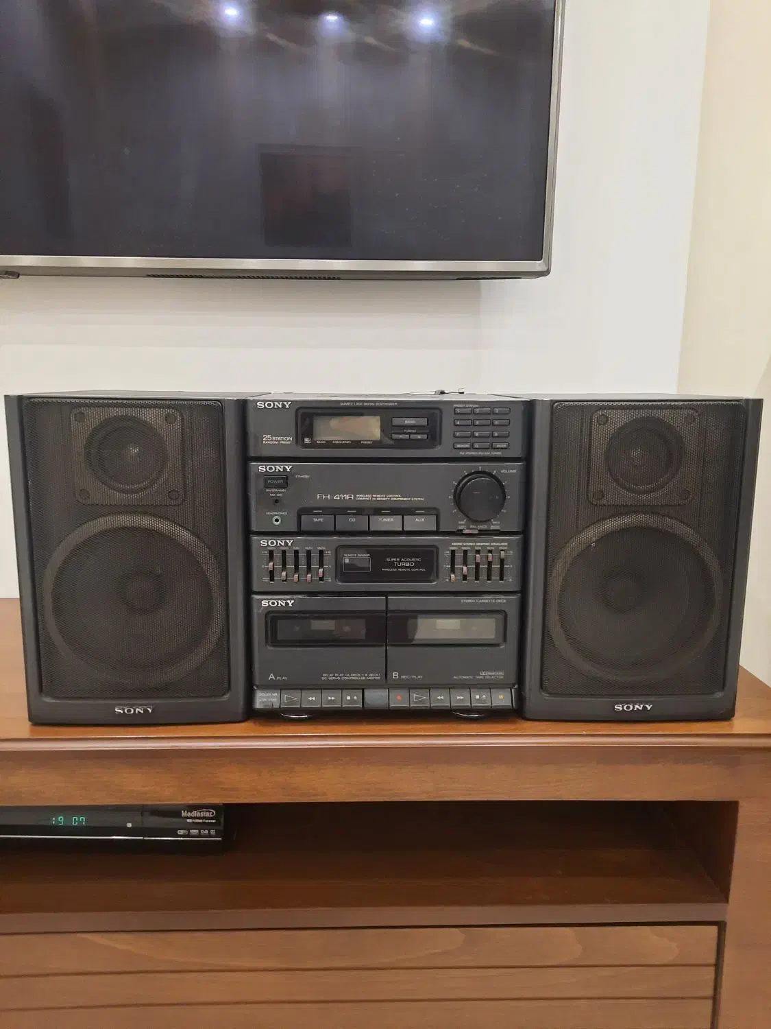 ضبط قدیمی کاست خور SONY|سیستم صوتی خانگی|کرج, اتحاد|دیوار