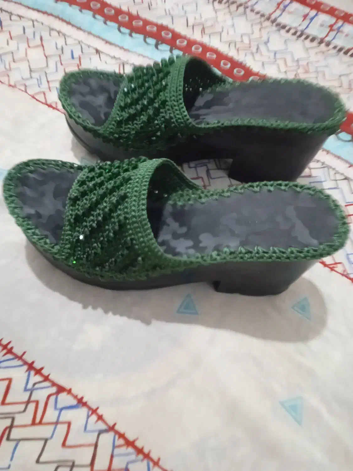 دمپایی بافتنی|کیف، کفش، کمربند|یاسوج, |دیوار