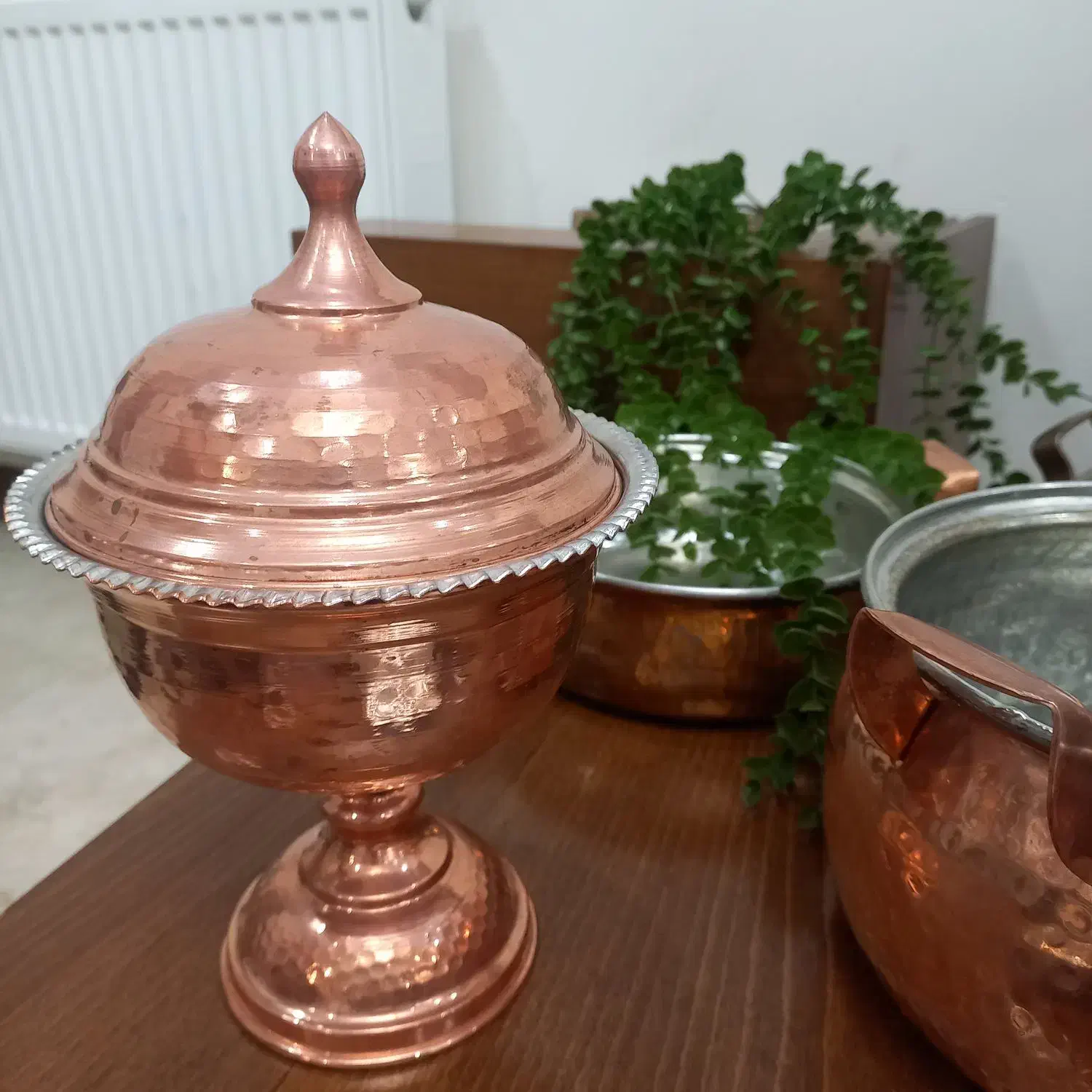 ظروف مسی زنجان شیک و زیبا|ظروف پختوپز|ساری, |دیوار