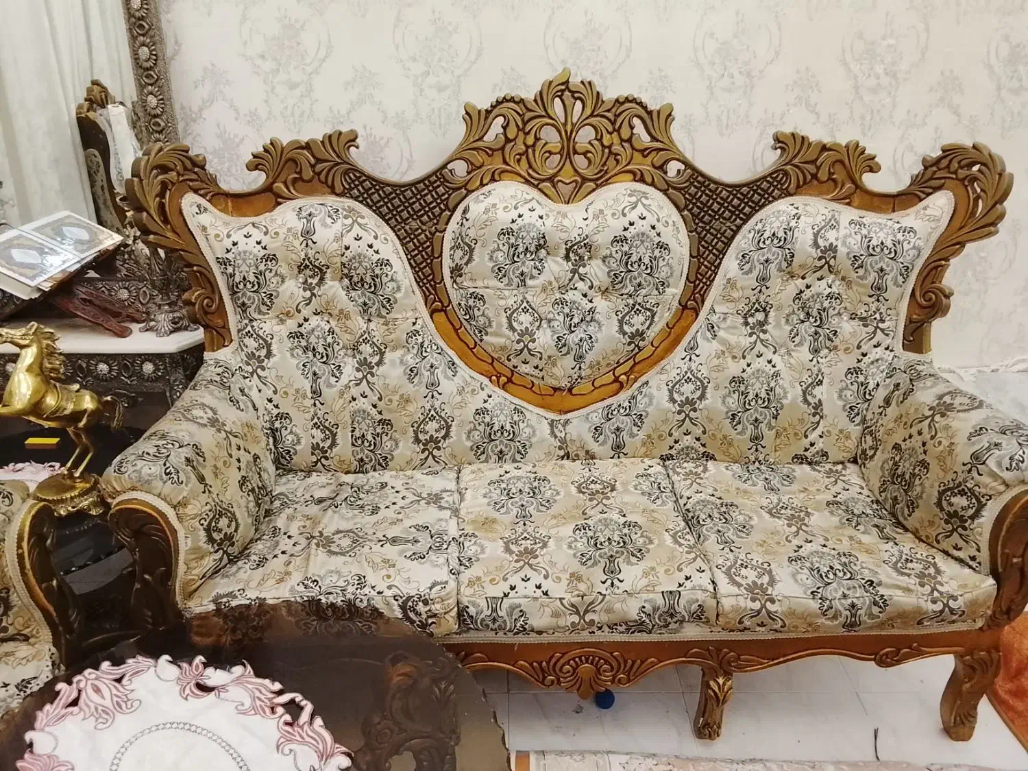 مبل استیل سلطنتی|مبلمان خانگی و میز عسلی|تهران, کیانشهر|دیوار