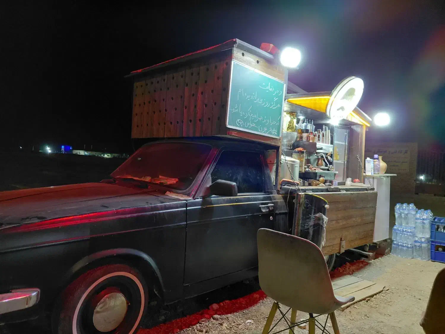 کافه سیار کلبه چوبی|کافیشاپ و رستوران|زاویه, |دیوار