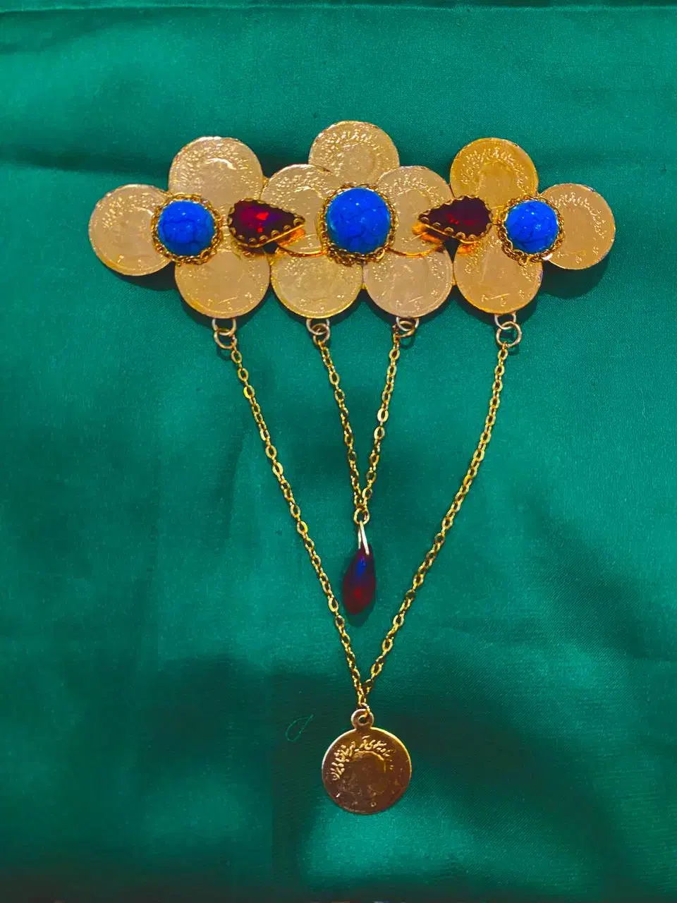 گل سینه قفل سخمه برنجی|صنایع دستی و سایر لوازم تزئینی|جوانرود, |دیوار