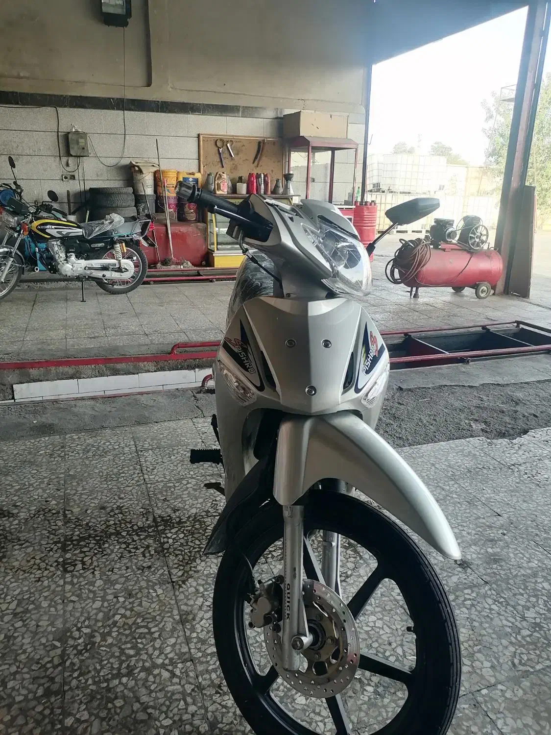 ویو مزایده خوابیده موتور پلمپ کم کار|موتورسیکلت|قزوین, |دیوار