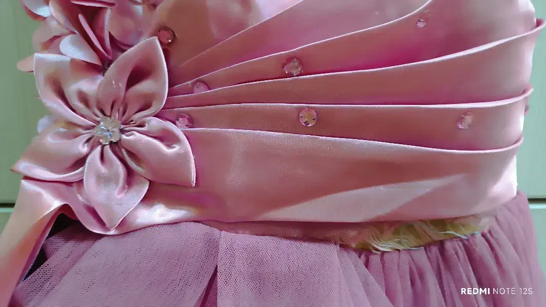 لباس عروس دخترانه توری|کفش و لباس بچه|گرگان, |دیوار