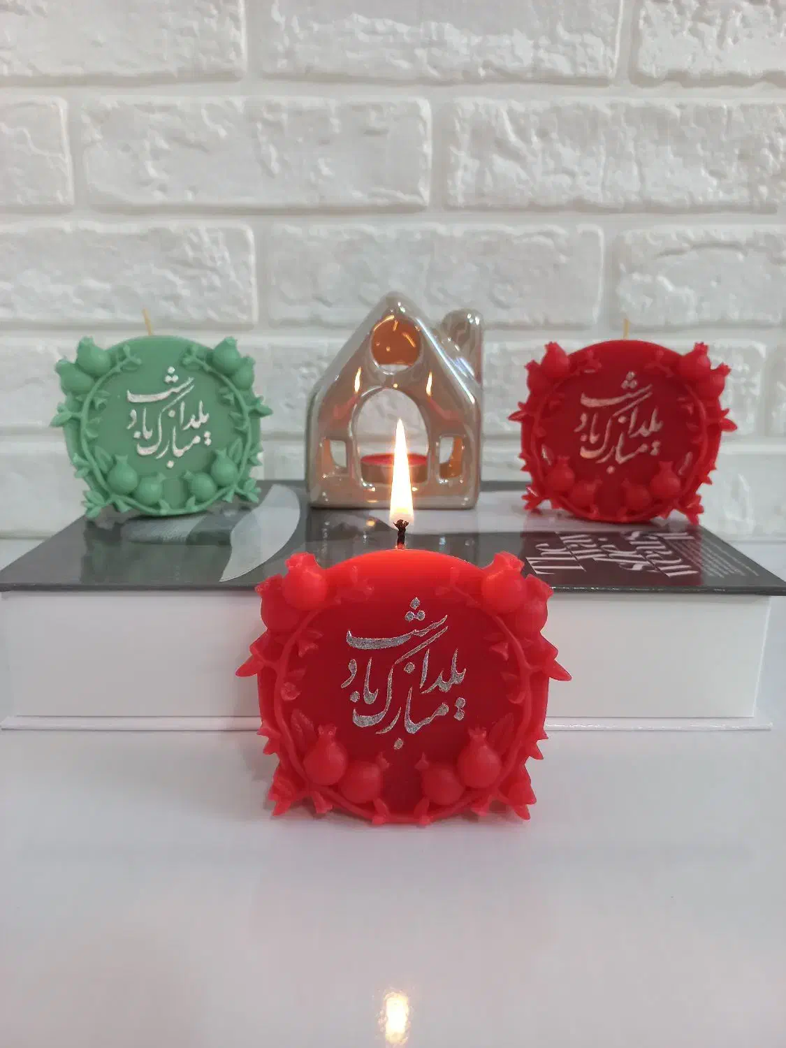 شمع شب یلدا و ست های دکوری|صنایع دستی و سایر لوازم تزئینی|شیراز, نصر|دیوار