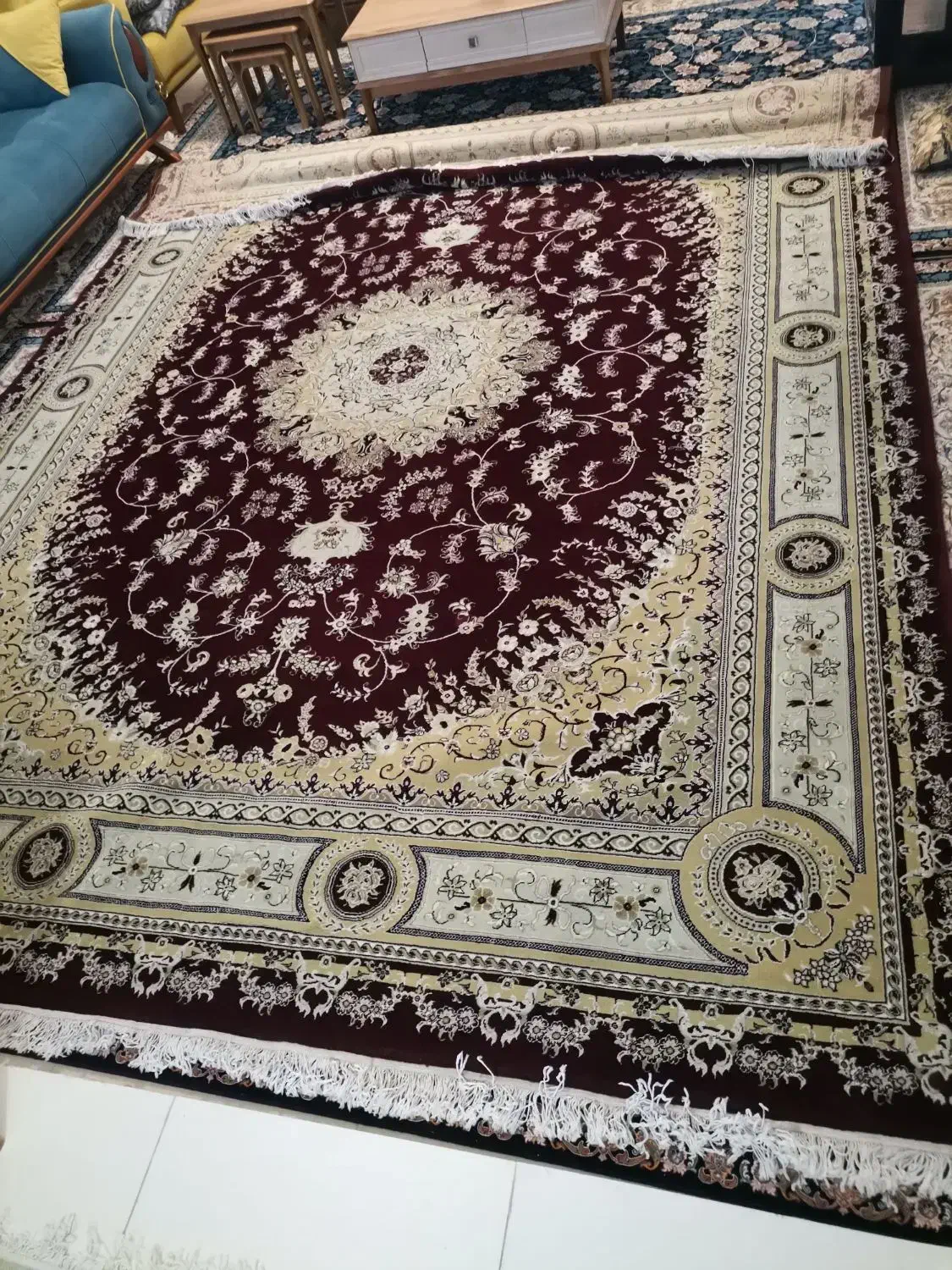 فرش ماشینی ۱۲ متری|فرش|میاندوآب, |دیوار