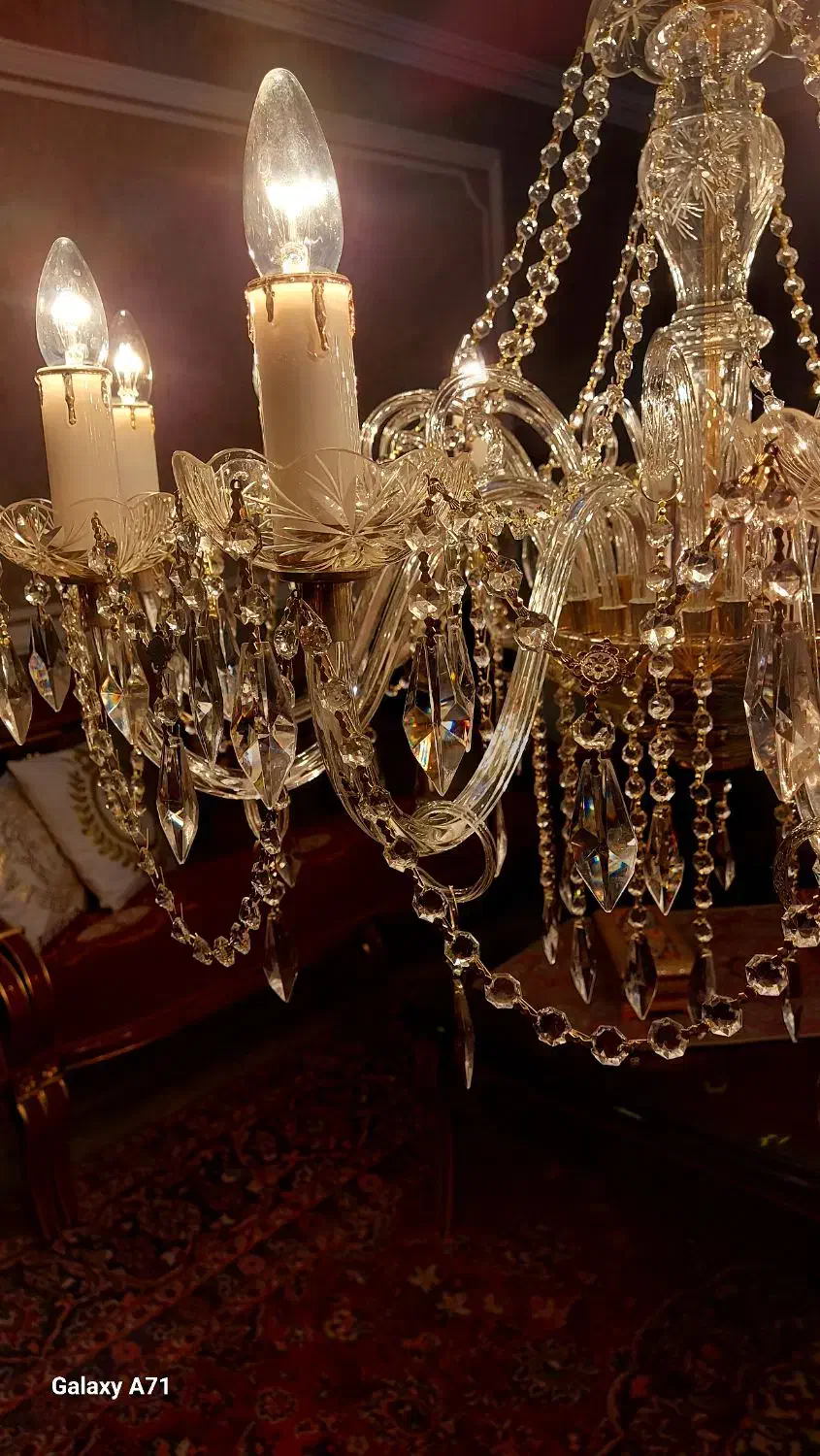 سه عدد لوستر قدیمی و انتیک تراش|لوستر و چراغ آویز|تهران, بوستان ولایت|دیوار