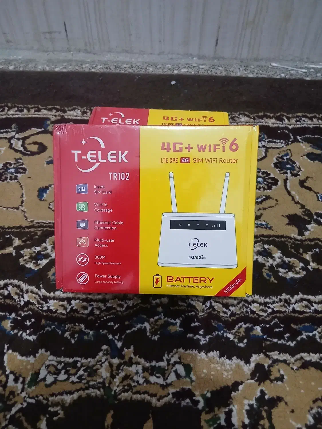 مودم سیمکارتی هم برق هم باطری نو|مودم و تجهیزات شبکه|بندر گناوه, |دیوار