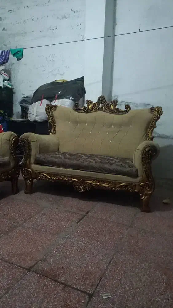 مبل هفت نفره سلطنتی چوب ها سالم|مبلمان خانگی و میز عسلی|محمودآباد, |دیوار