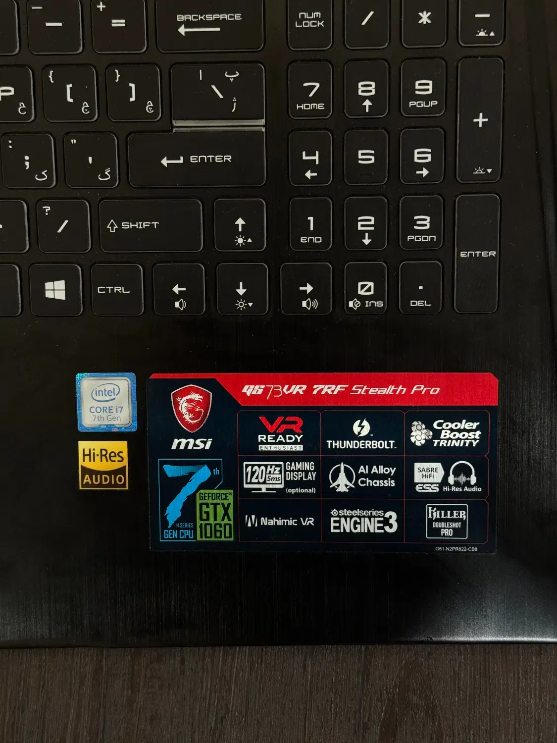 Laptop MSI GS73VR 7RF Stealth Pro|رایانه همراه|تهران,  امام زاده قاسم (نیاوران)|دیوار