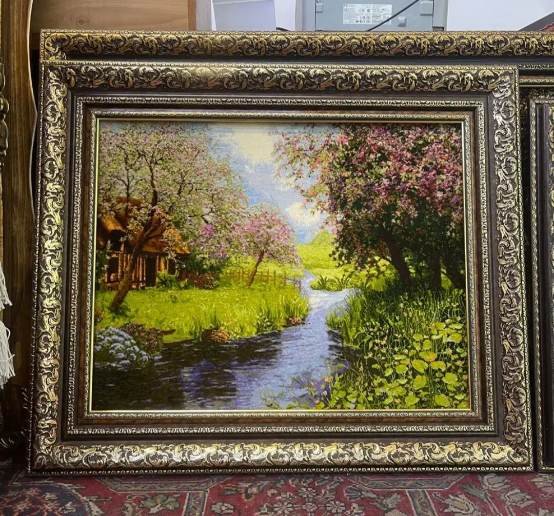 فرش دستباف (بساک)فرشهای تابلو کادویی مناسب|فرش|مشکین‌دشت, |دیوار